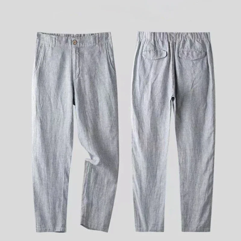 Ensemble en Lin 100% Naturel pour Hommes – Élégance Décontractée et Confort Optimal 6