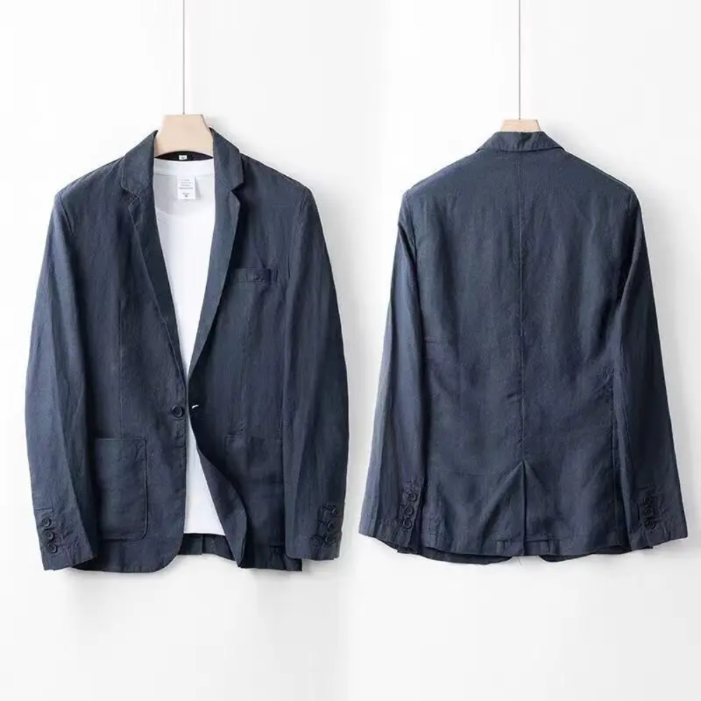 Ensemble en Lin 100% Naturel pour Hommes – Élégance Décontractée et Confort Optimal 8
