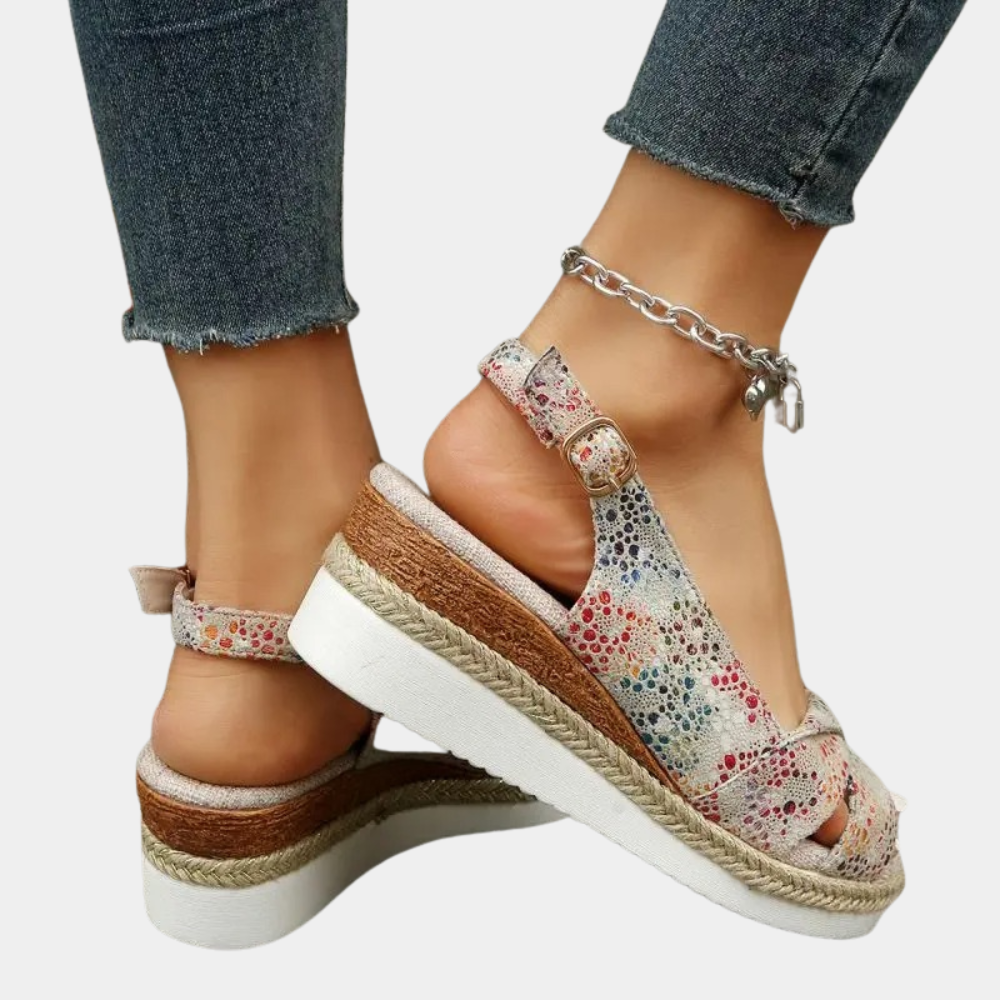 Espadrilles Femmes Chic et Confortables – Chaussures Respirantes Compensées Multicolores pour Tous les Jours 2