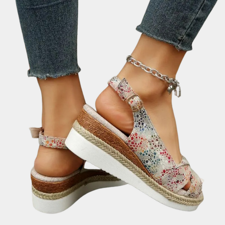 Espadrilles Femmes Chic et Confortables – Chaussures Respirantes Compensées Multicolores pour Tous les Jours 2