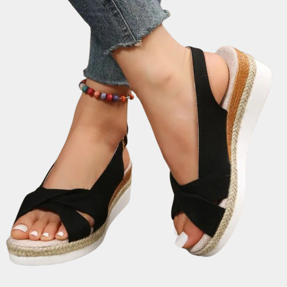 Espadrilles Femmes Chic et Confortables – Chaussures Respirantes Compensées Multicolores pour Tous les Jours 4