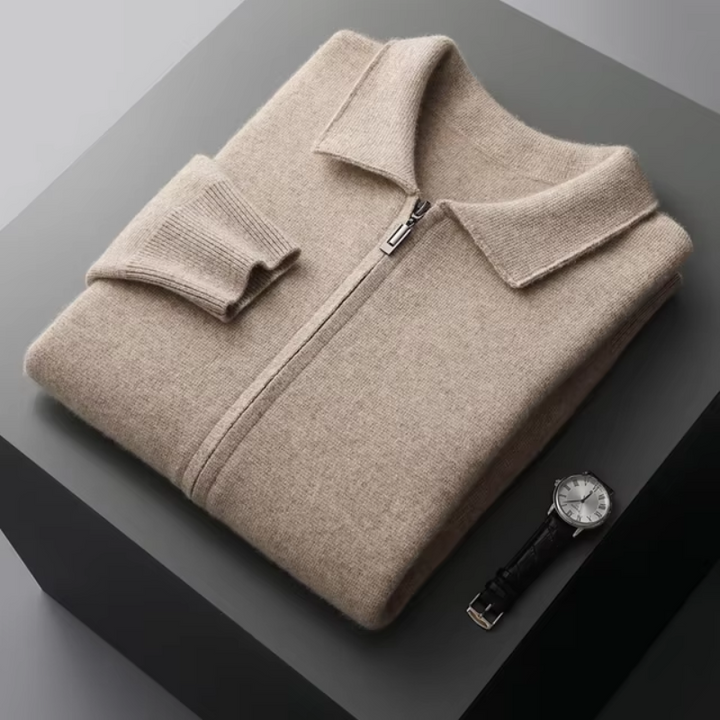 Gilet Homme à Zip Complet en Tissu Doux – Confort Élégant et Design Minimaliste, Tailles S à XL 2