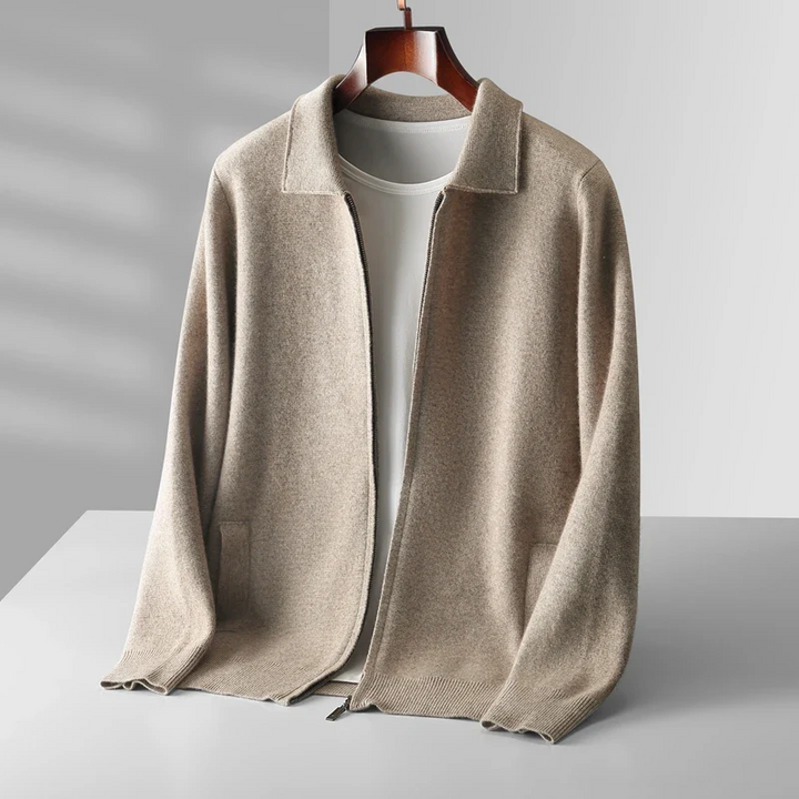 Gilet Homme à Zip Complet en Tissu Doux – Confort Élégant et Design Minimaliste, Tailles S à XL 4