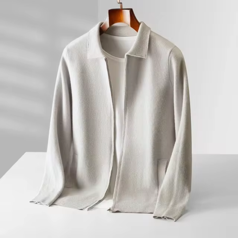 Gilet Homme à Zip Complet en Tissu Doux – Confort Élégant et Design Minimaliste, Tailles S à XL 6