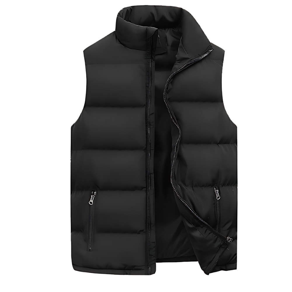 Gilet Matelassé Sans Manche Femme Élégant et Chaud avec Poches – Veste Matelassée Pratique pour un Style Moderne 0
