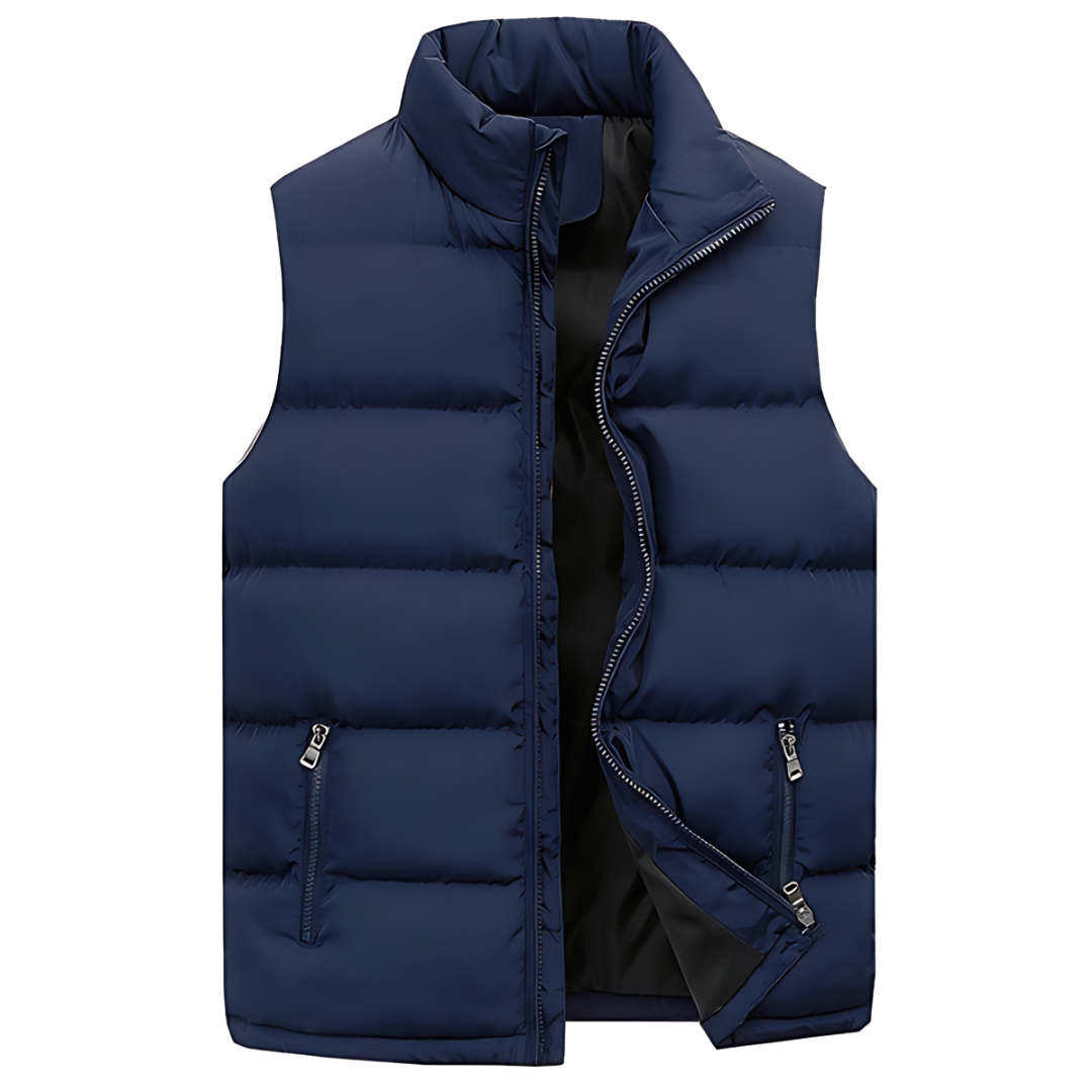 Gilet Matelassé Sans Manche Femme Élégant et Chaud avec Poches – Veste Matelassée Pratique pour un Style Moderne 2
