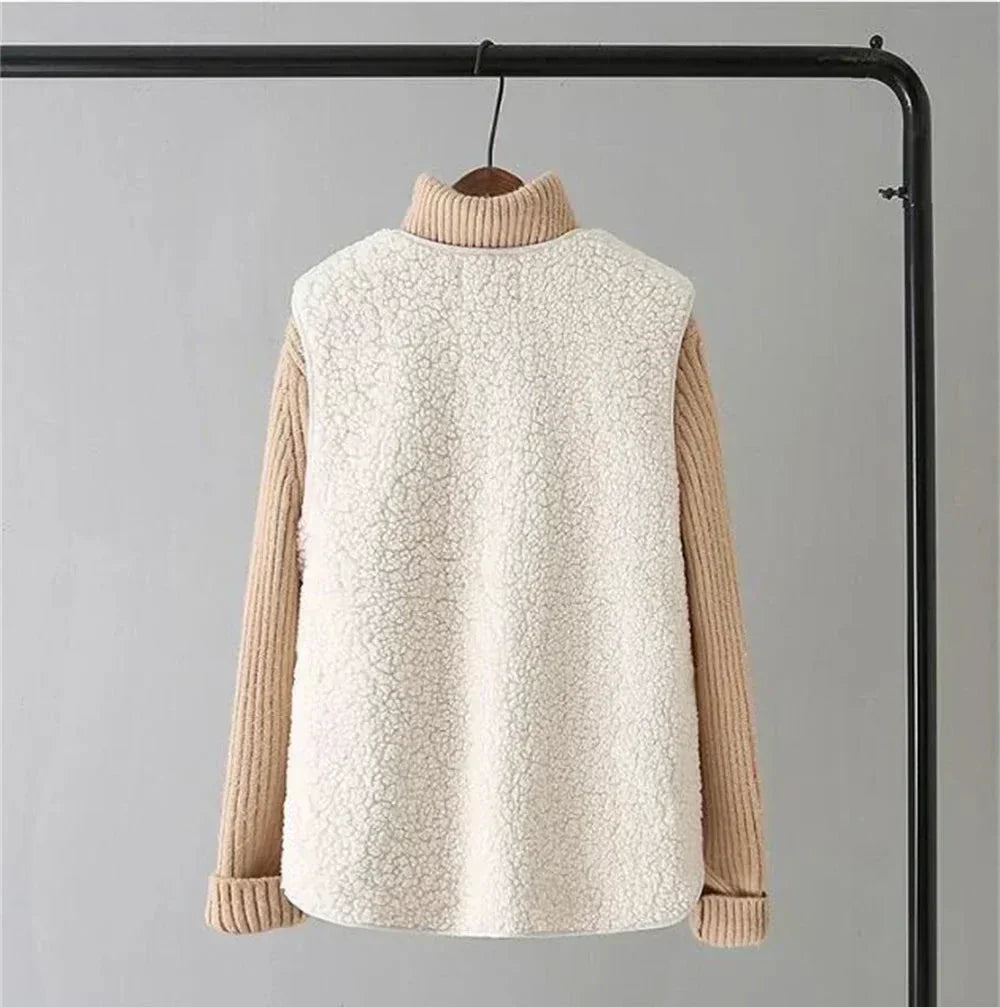 Gilet en Laine Chic et Polyvalent pour Femmes – Confort et Élégance 1