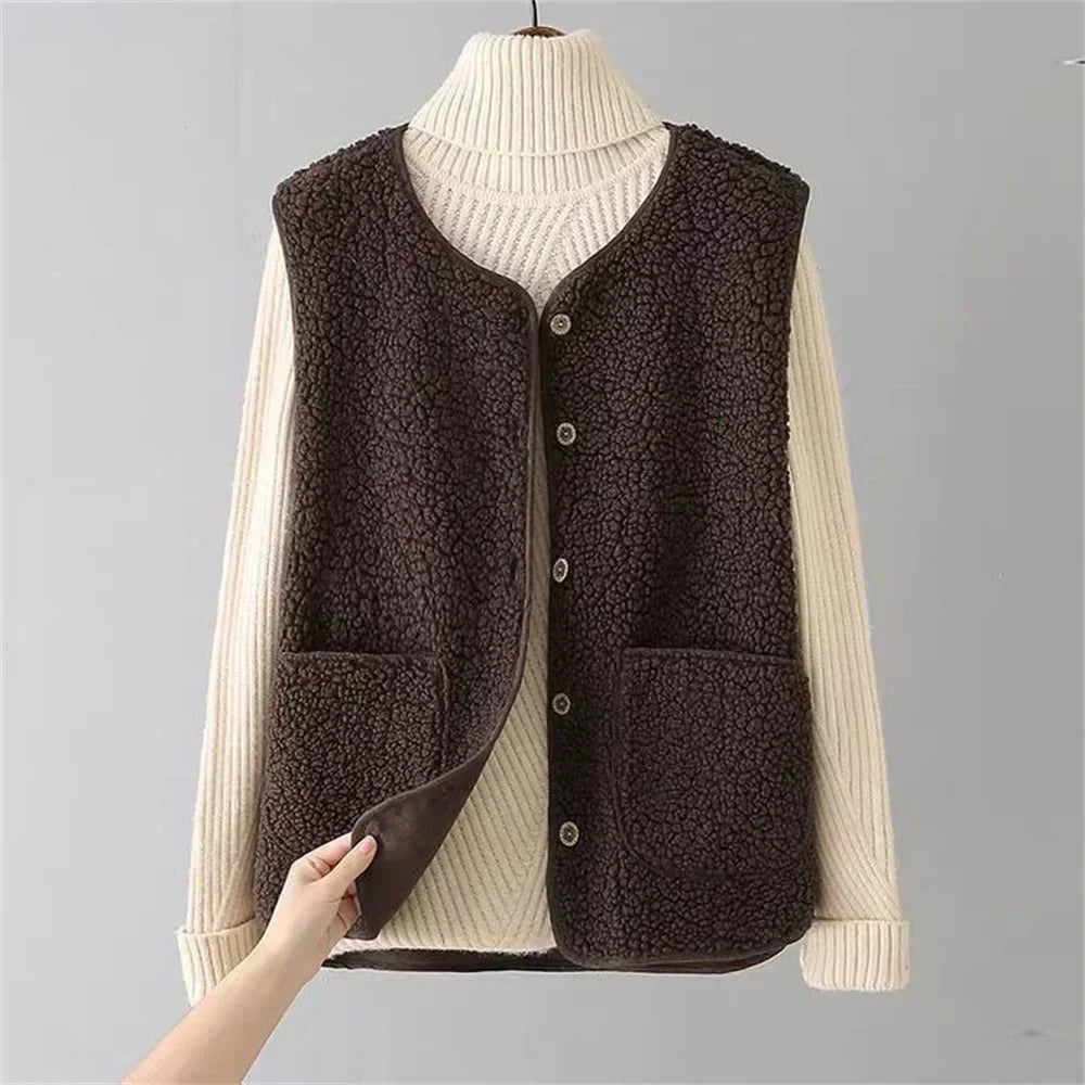Gilet en Laine Chic et Polyvalent pour Femmes – Confort et Élégance 8