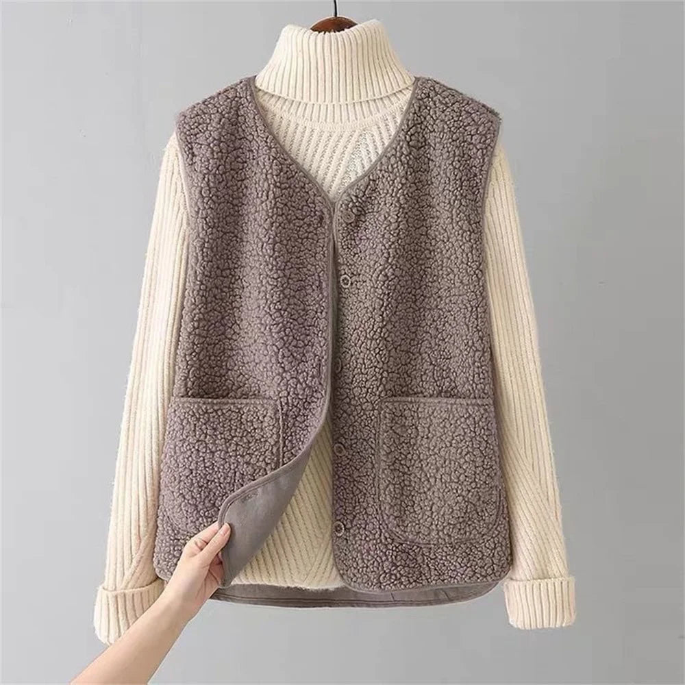 Gilet en Laine Chic et Polyvalent pour Femmes – Confort et Élégance 9