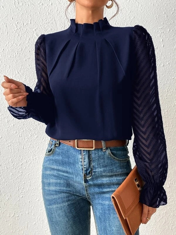 Haut Femme à Motifs Élégant et Confortable en Tissu Léger – Disponible en S à XXL 1