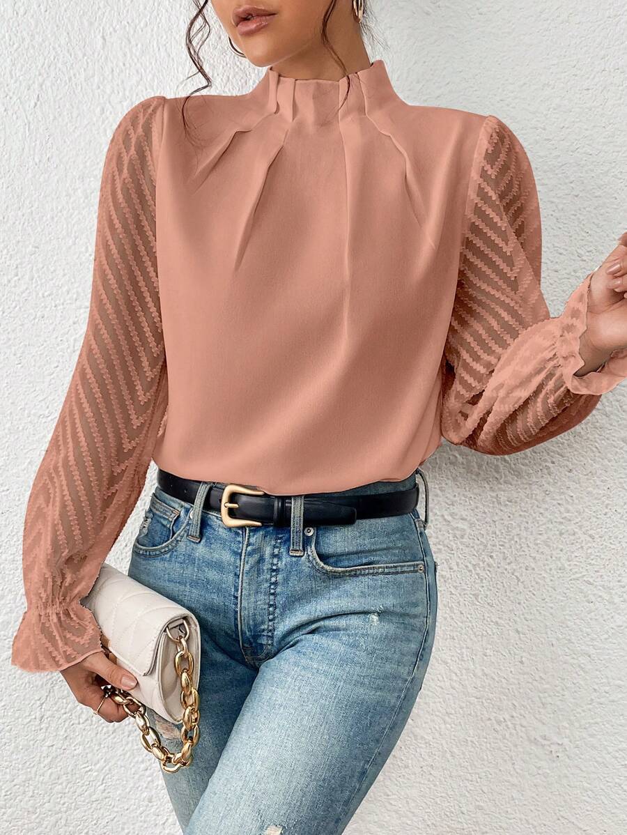 Haut Femme à Motifs Élégant et Confortable en Tissu Léger – Disponible en S à XXL 4