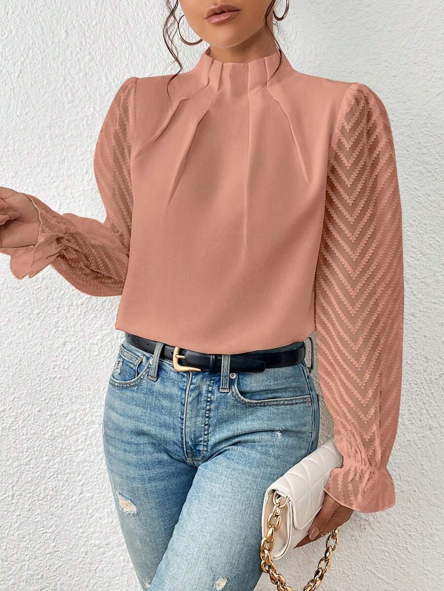 Haut Femme à Motifs Élégant et Confortable en Tissu Léger – Disponible en S à XXL 5