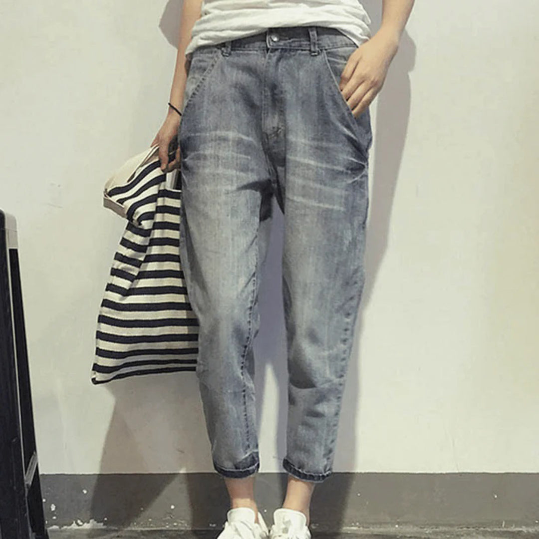 Jean Femme Décontracté d'Été en Polyester – Confortable et Polyvalent pour un Look Quotidien 0
