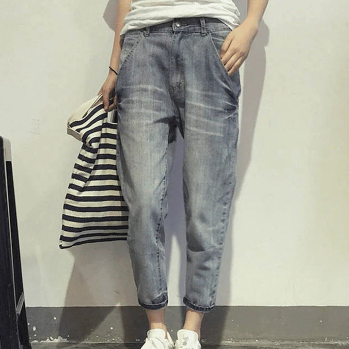 Jean Femme Décontracté d'Été en Polyester – Confortable et Polyvalent pour un Look Quotidien 0