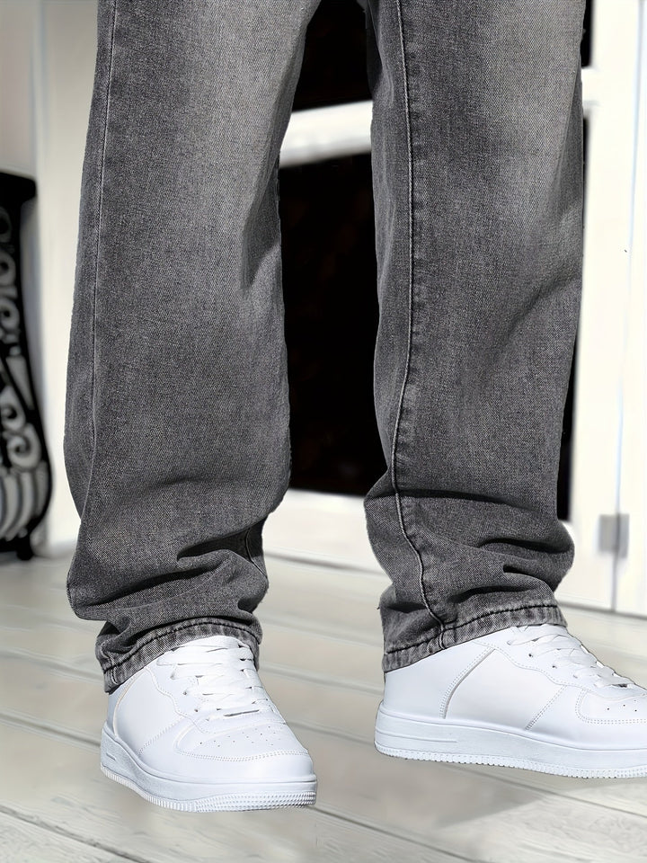Jean Homme Classique en Denim, Coupe Droite, Confortable et Durable – Idéal pour un Style Élégant et Polyvalent 4