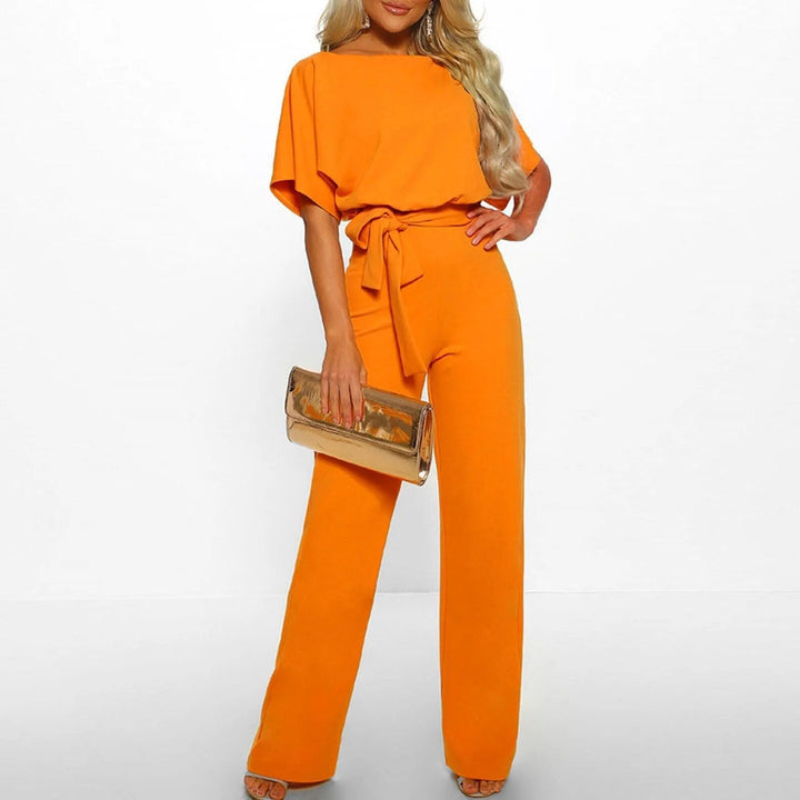 Jumpsuit Élégant avec Ceinture – Confort et Style pour Toutes Occasions 2