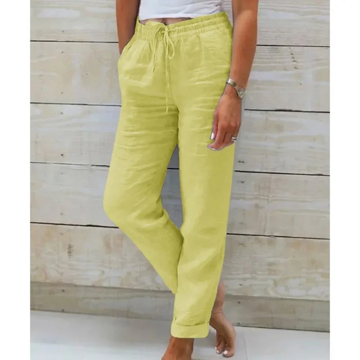 Pantalon Fluide Femme – Léger, Taille Élastique & Élégant Toutes Occasions