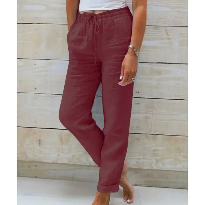 Pantalon Fluide Femme – Léger, Taille Élastique & Élégant Toutes Occasions
