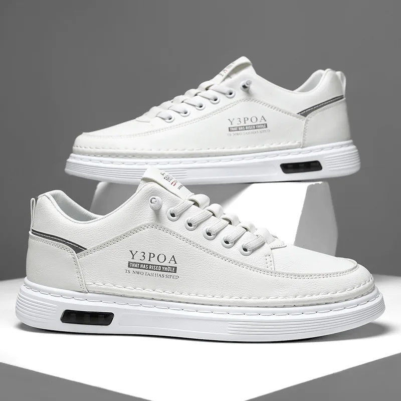 Baskets Homme en Cuir – Élégantes et Confortables