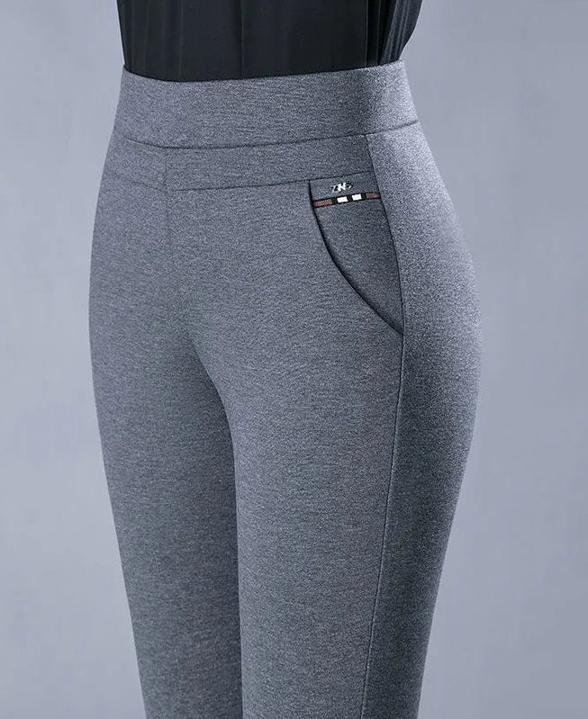 Pantalon Femme - Taille Haute Stretch Confortable
