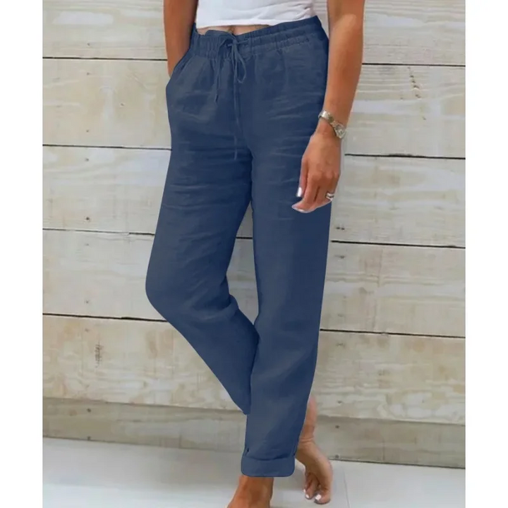 Pantalon Fluide Femme – Léger, Taille Élastique & Élégant Toutes Occasions