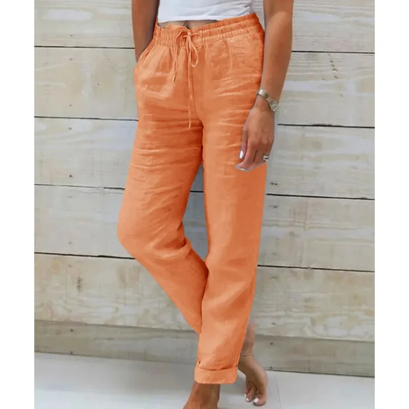 Pantalon Fluide Femme – Léger, Taille Élastique & Élégant Toutes Occasions