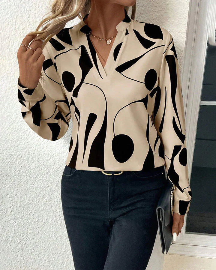 Chemisier Femme Chic en Velours de Luxe avec Col Haut – Élégance et Confort Optimal pour Toutes Occasions-4