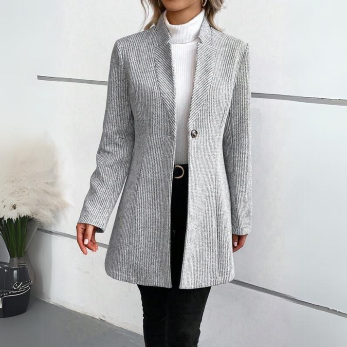 Manteau Élégant Femme Hiver en Polyester Premium, Coupe Ajustée, Confortable et Chic – Disponible en Plusieurs Tailles 1