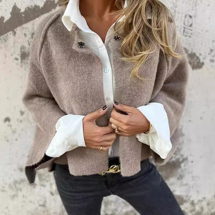 Manteau Femme Élégant en Polyester et Spandex – Confort Optimal et Coupe Moderne pour la Saison 0