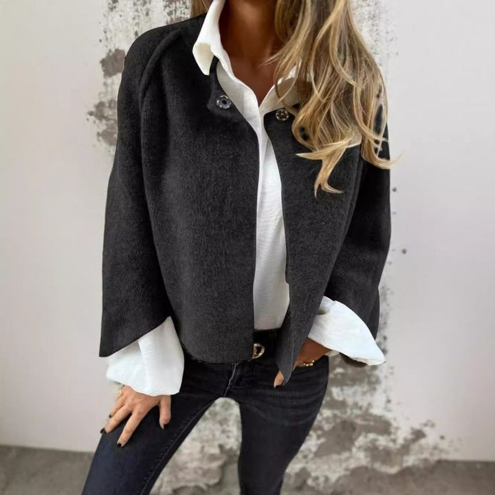Manteau Femme Élégant en Polyester et Spandex – Confort Optimal et Coupe Moderne pour la Saison 1