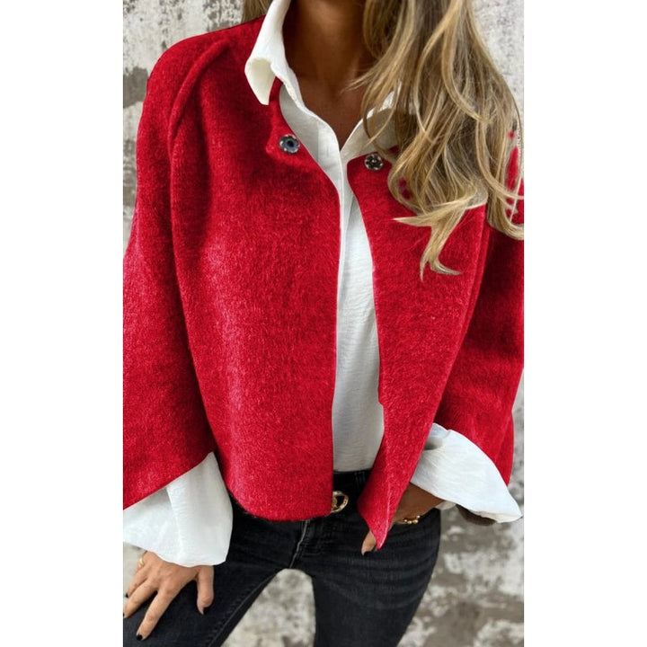 Manteau Femme Élégant en Polyester et Spandex – Confort Optimal et Coupe Moderne pour la Saison 5