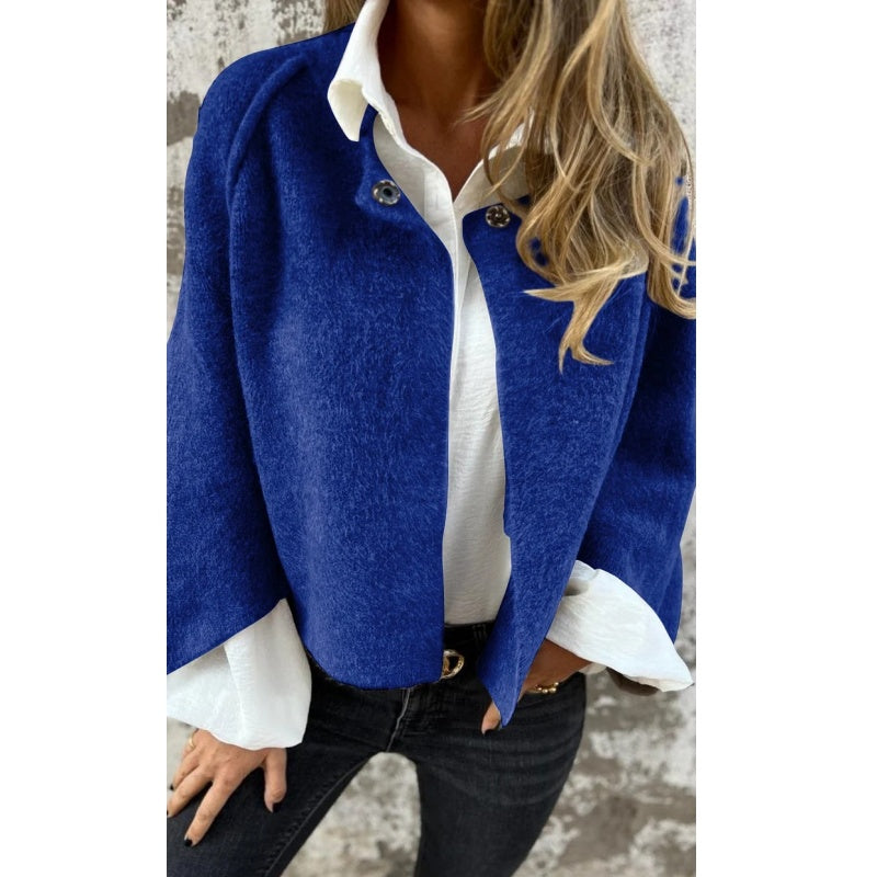 Manteau Femme Élégant en Polyester et Spandex – Confort Optimal et Coupe Moderne pour la Saison 7
