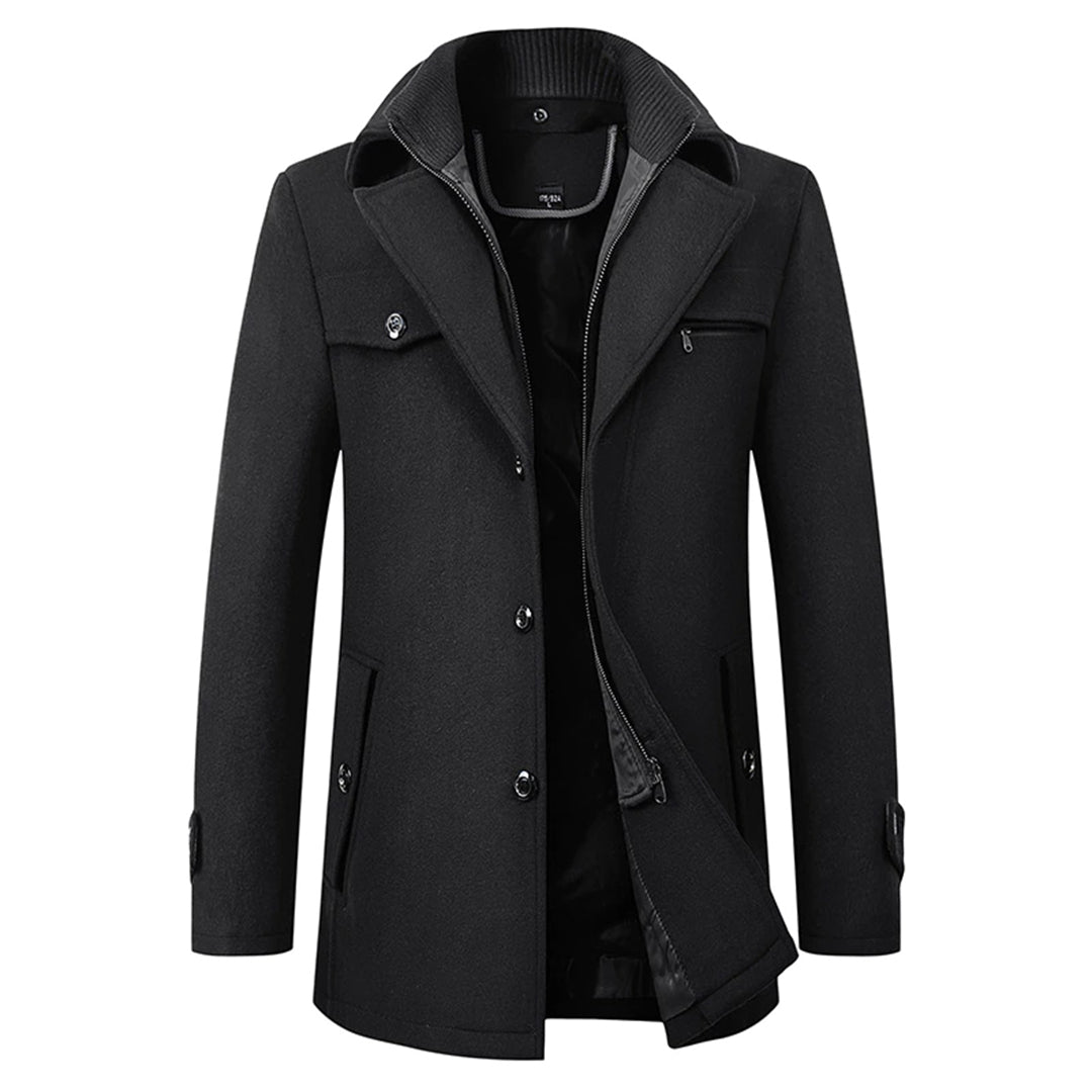 Manteau Hiver Homme Long Élégant et Chaud DARIO - Confort Optimal et Style Intemporel 0