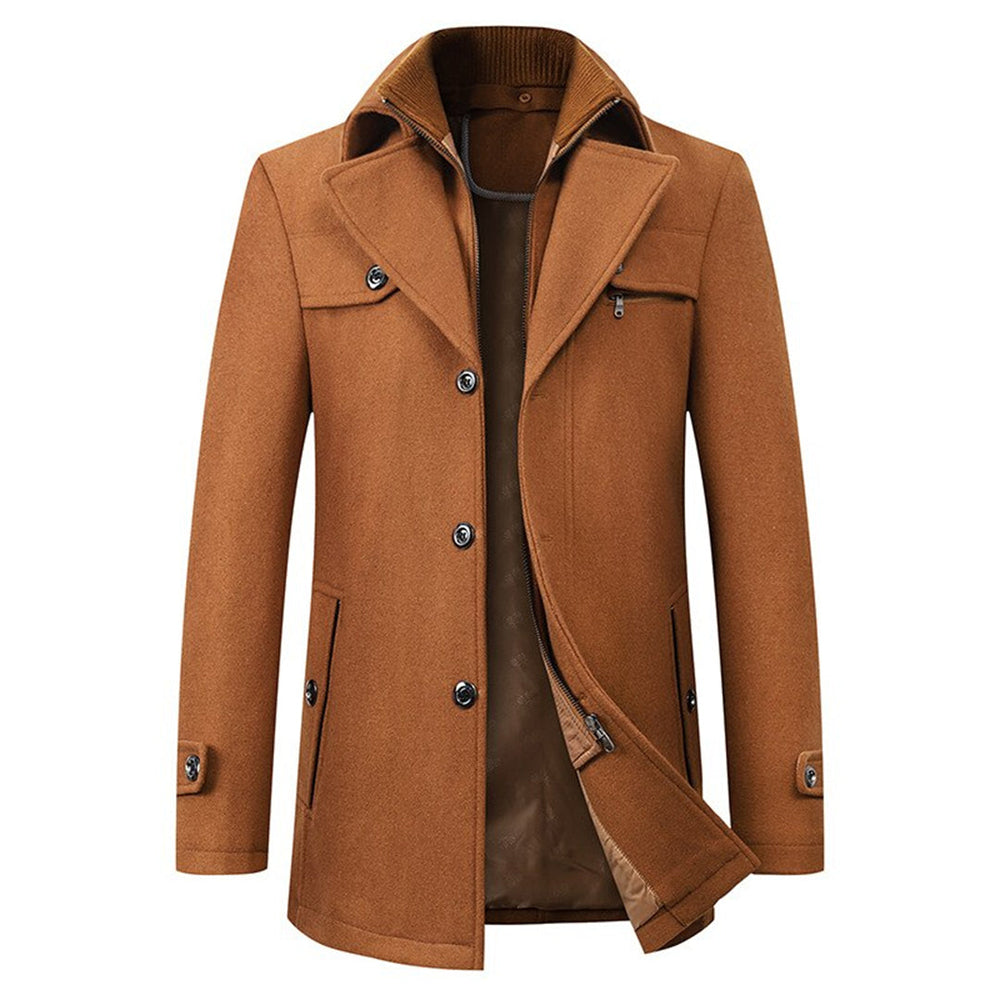 Manteau Hiver Homme Long Élégant et Chaud DARIO - Confort Optimal et Style Intemporel 1