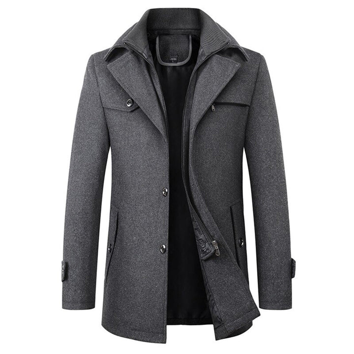 Manteau Hiver Homme Long Élégant et Chaud DARIO - Confort Optimal et Style Intemporel 2