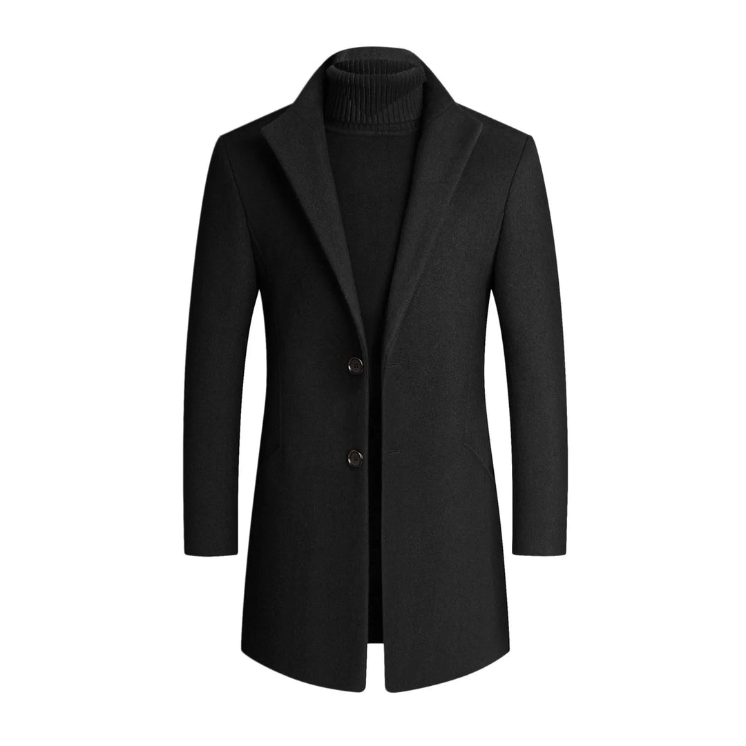 Manteau Hiver Homme en Laine Résistant au Vent – Élégant et Confortable, Plusieurs Tailles Disponibles 0