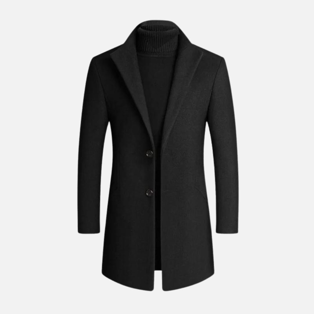 Manteau Hiver Homme en Laine Résistant au Vent – Élégant et Confortable, Plusieurs Tailles Disponibles 1