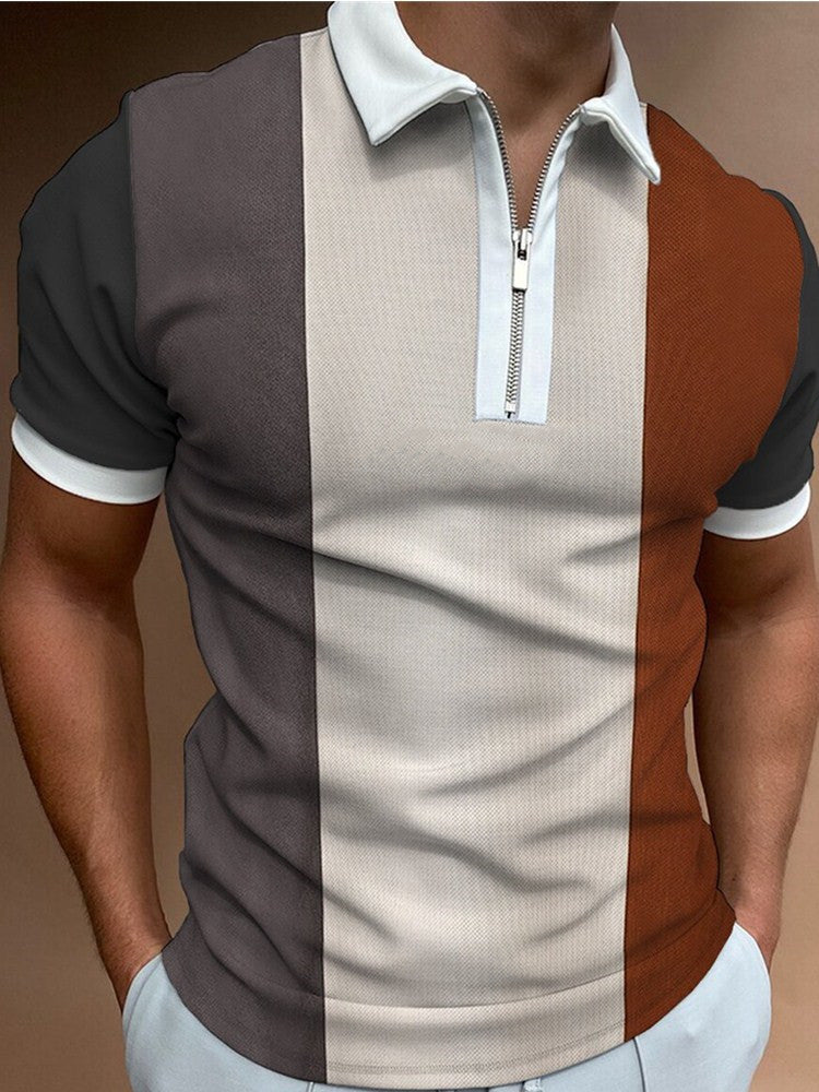 Manteau Homme Multicolore Taille M Polyester Slim Fit 5