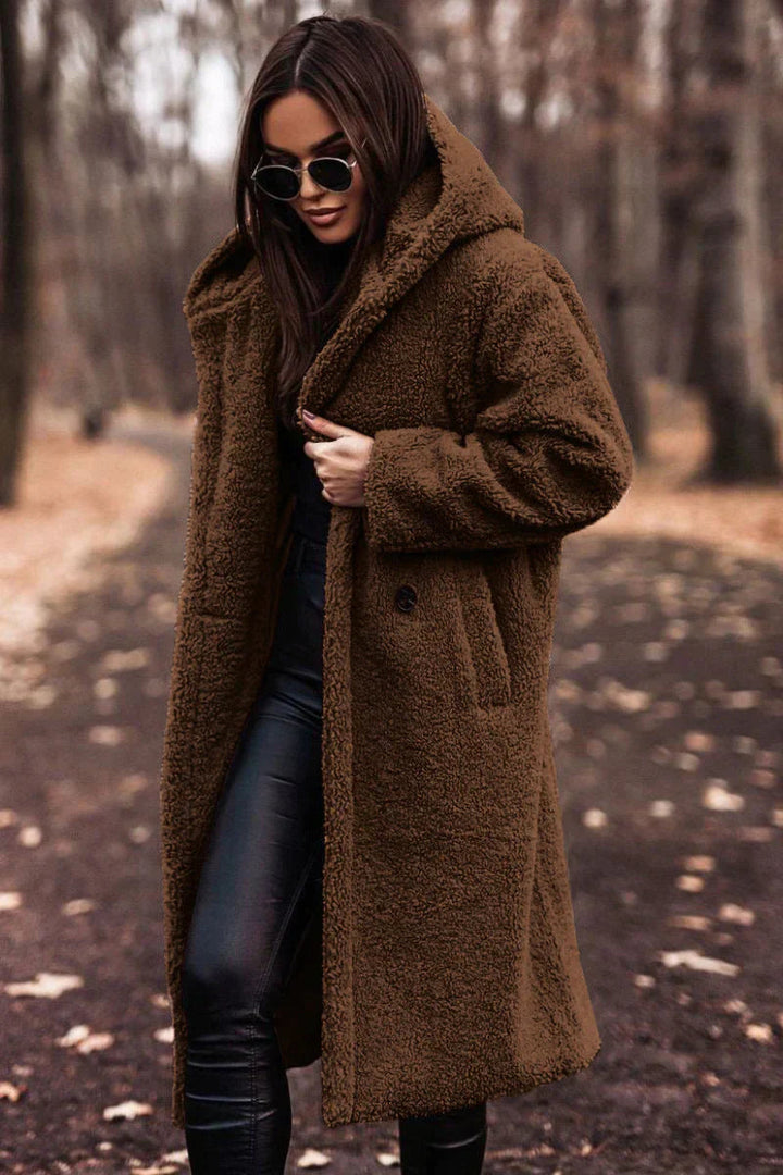 Manteau Long en Peluche pour Femme – Confort et Style pour l'Hiver 3