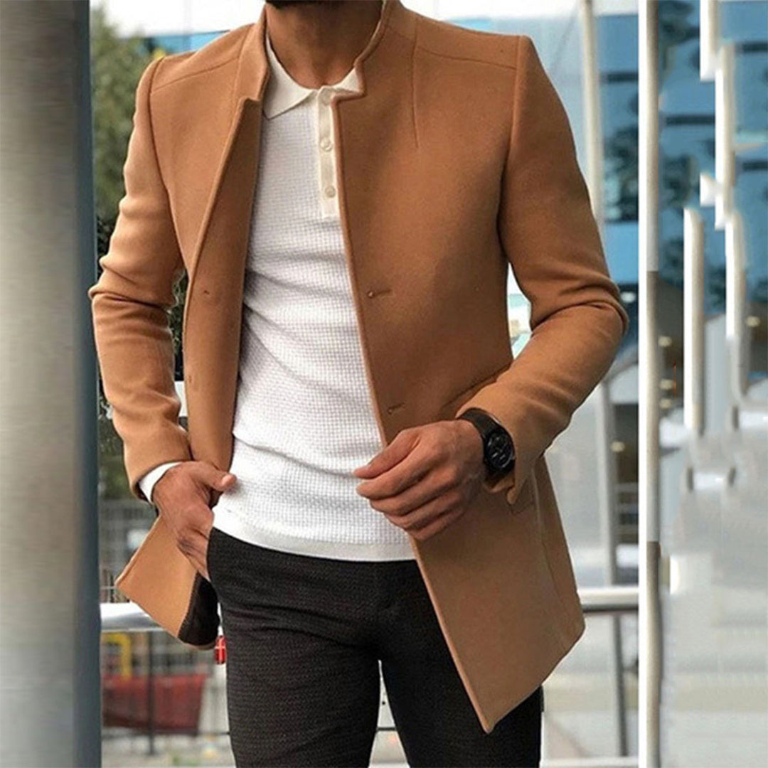 Manteau d'Hiver Élégant pour Hommes avec Isolation et Résistance aux Intempéries - Long et Polyvalent 0