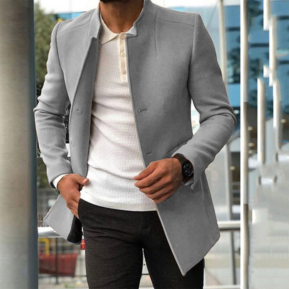Manteau d'Hiver Élégant pour Hommes avec Isolation et Résistance aux Intempéries - Long et Polyvalent 1