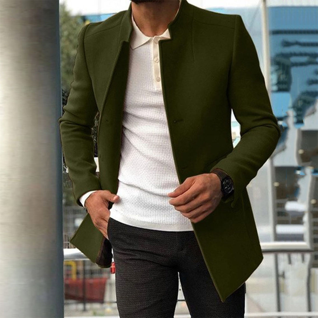 Manteau d'Hiver Élégant pour Hommes avec Isolation et Résistance aux Intempéries - Long et Polyvalent 4