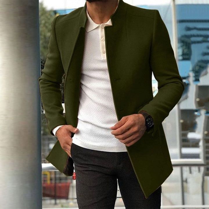 Manteau d'Hiver Élégant pour Hommes avec Isolation et Résistance aux Intempéries - Long et Polyvalent 4