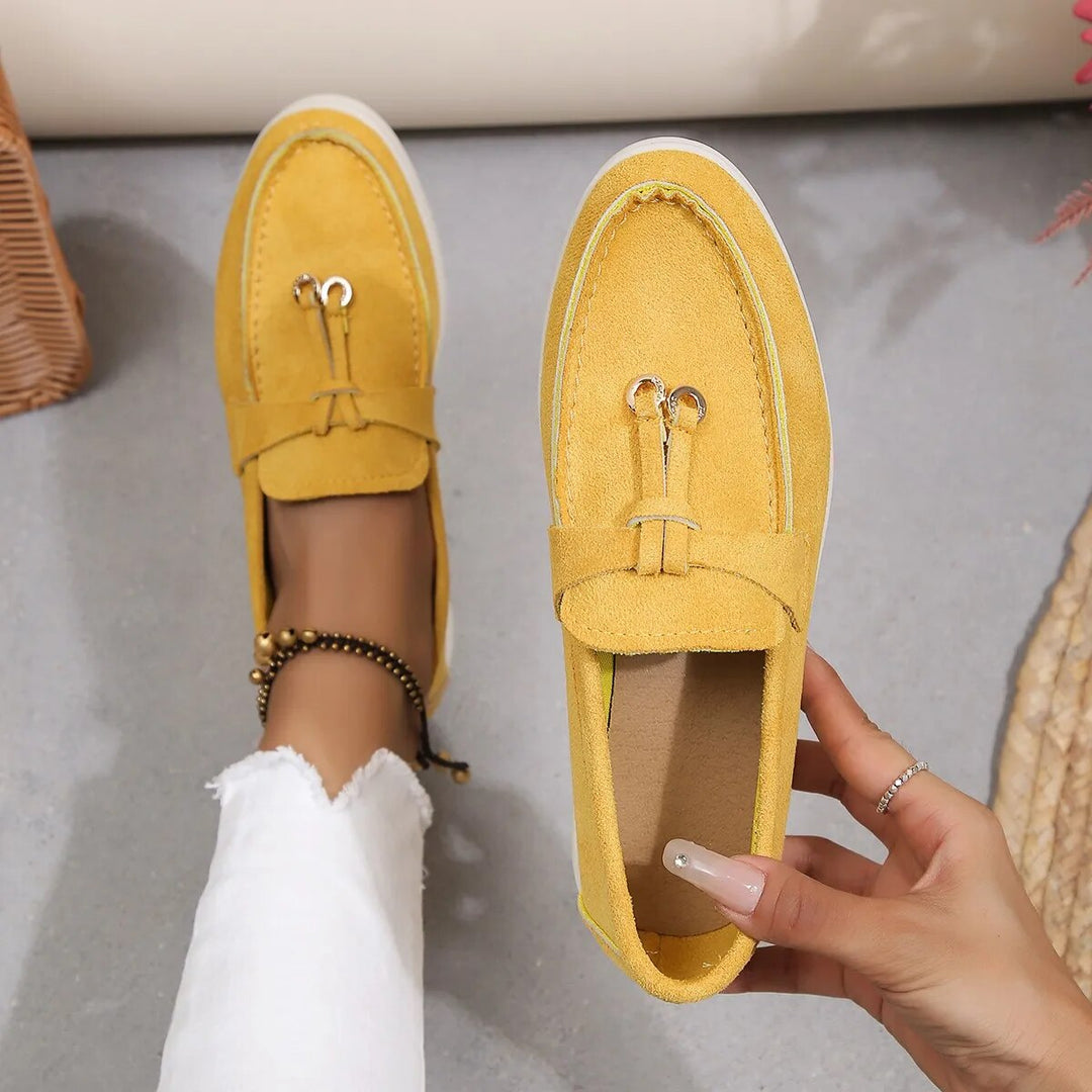 Mocassins Femmes Élégants en Cuir Synthétique - Confort Optimal et Style Intemporel, Disponible en Plusieurs Couleurs 7