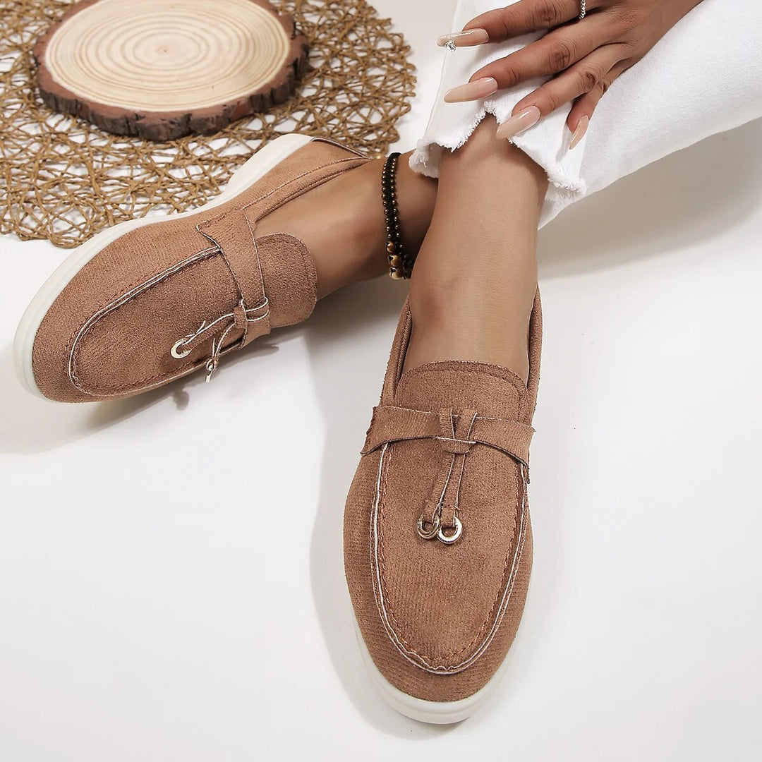 Mocassins Femmes Élégants en Cuir Synthétique - Confort Optimal et Style Intemporel, Disponible en Plusieurs Couleurs 9