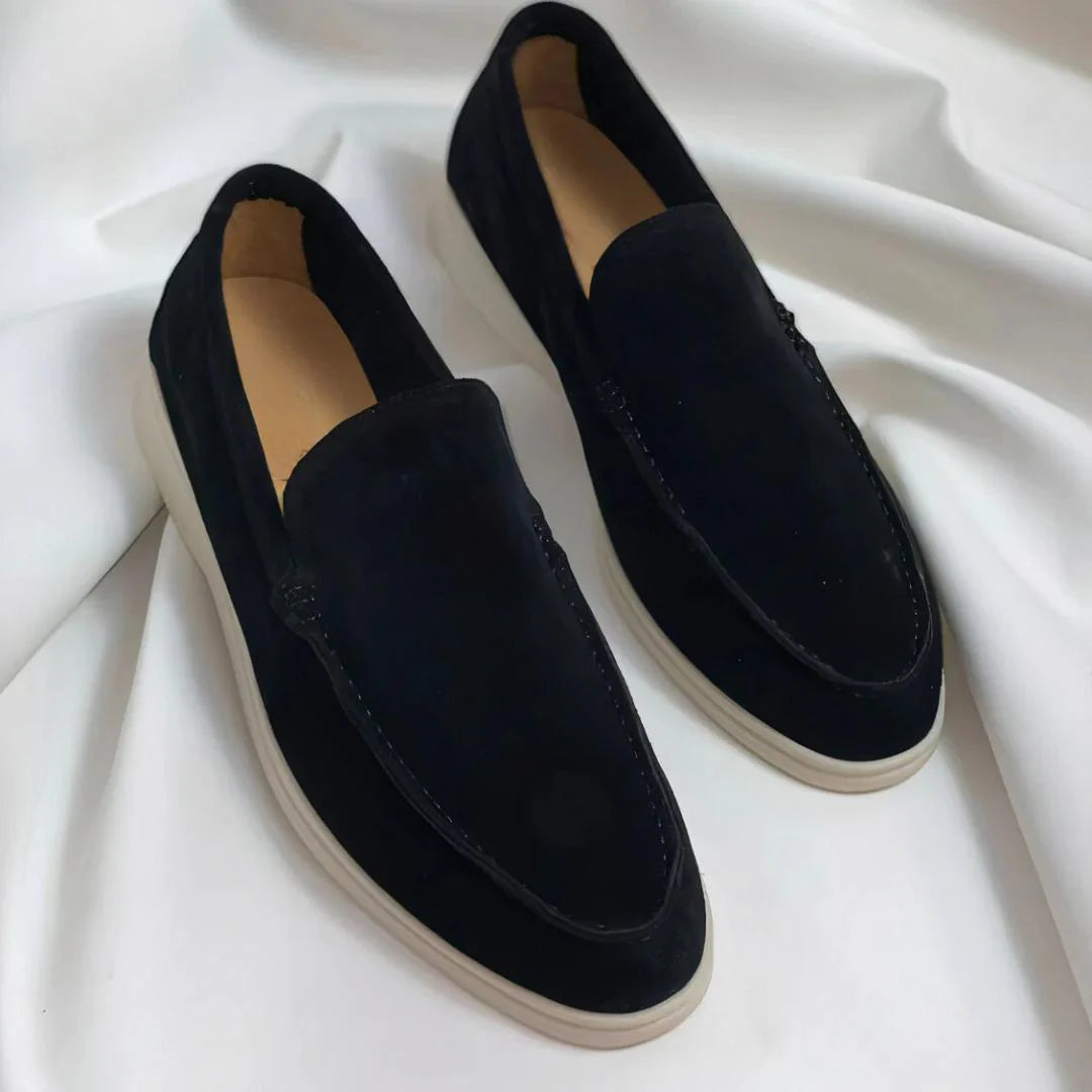 Mocassins Homme en Suède Premium, Confort Rembourré et Style Élégant, Tailles 40 à 46 0
