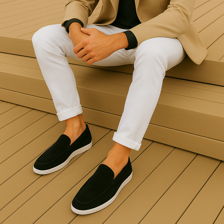Mocassins Homme en Suède Premium, Confort Rembourré et Style Élégant, Tailles 40 à 46 7