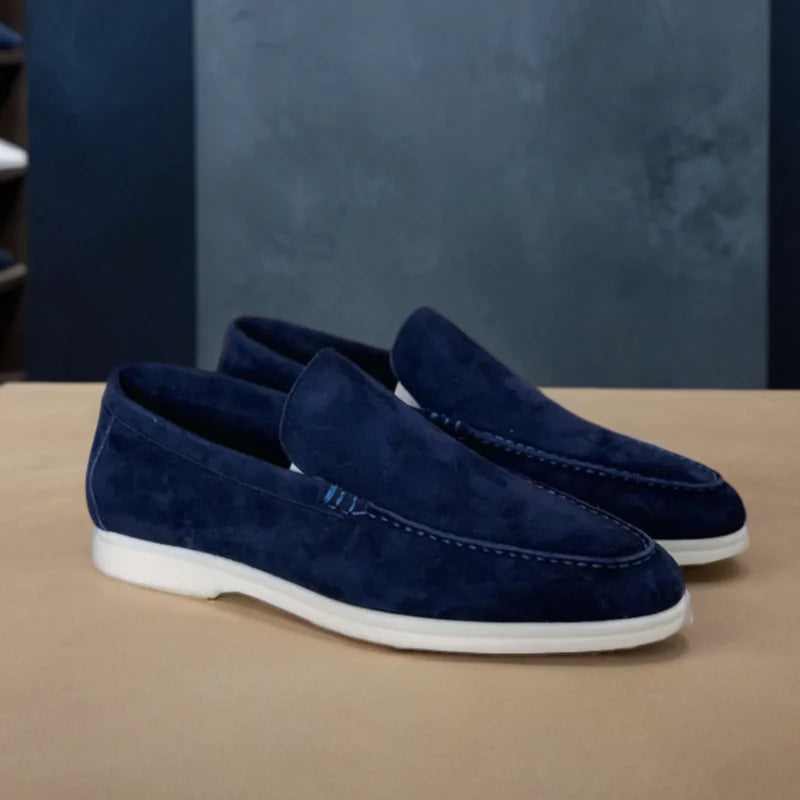 Mocassins en Suède Premium pour Hommes – Confort et Élégance, Semelles Rembourrées, Disponibles en Plusieurs Tailles 0