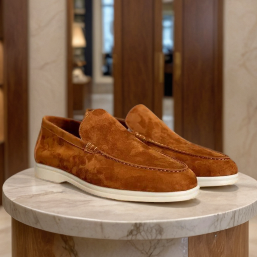 Mocassins en Suède Premium pour Hommes – Confort et Élégance, Semelles Rembourrées, Disponibles en Plusieurs Tailles 6