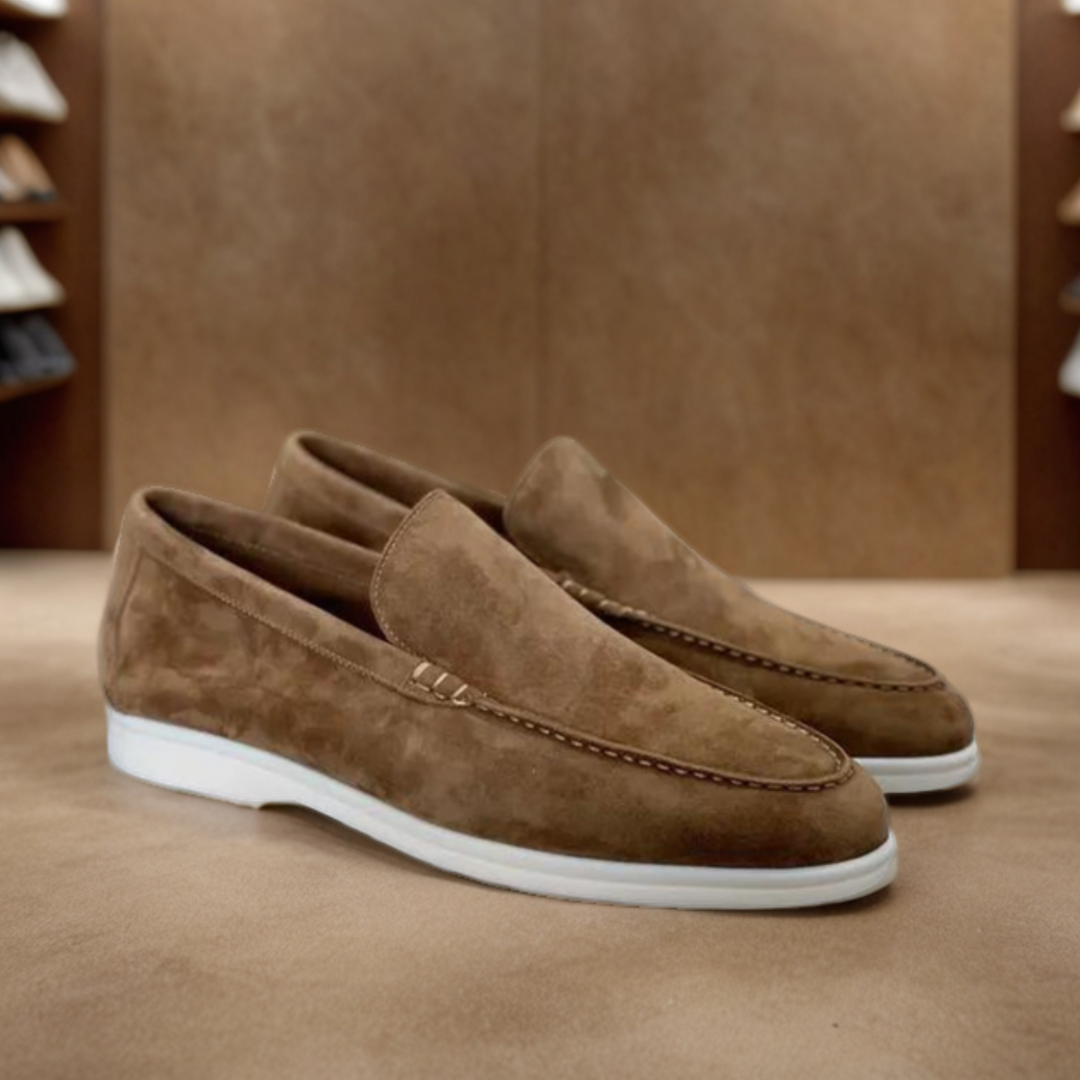 Mocassins en Suède Premium pour Hommes – Confort et Élégance, Semelles Rembourrées, Disponibles en Plusieurs Tailles 7